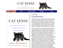 Tablet Screenshot of catsensebook.com